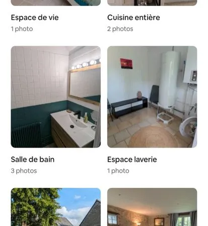 Maison studio lumineux dans une longere authentique clos calme et sécurisée