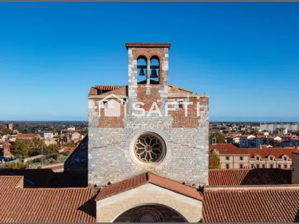 T2 avec Grande Terrasse près du Palais des Rois de Majorque - Perpignan