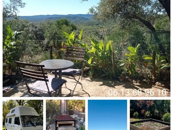 Terrain de loisirs NON INONDABLE eau/jardin potager + camping-car
