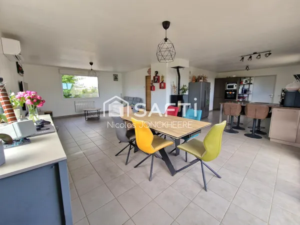 Maison individuelle en semi plain-pied