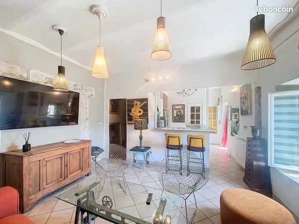 À LOUER - DUPLEX MEUBLÉ 3/4 PIÈCES - 75 m² - LA COLLE-SUR-LOUP