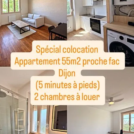 Dijon : Colocation 5 minutes à pieds des facs