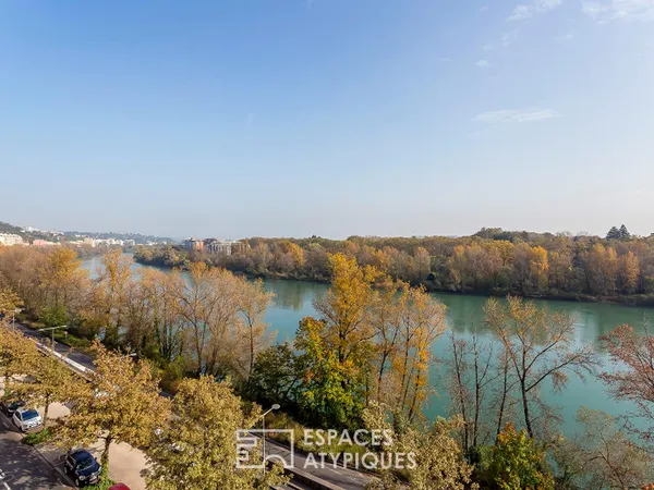 Appartement en dernier étage avec vue dégagée