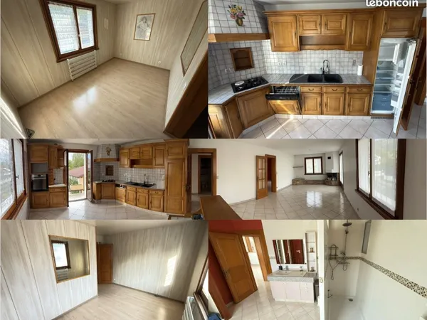 Appartement avec grande pièce de vie et cuisine américaine