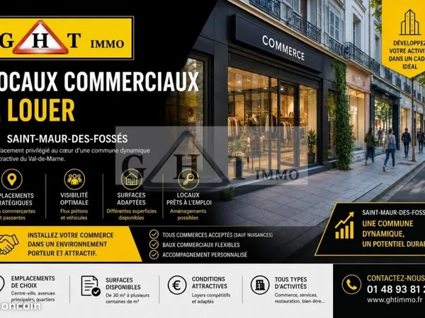 Commerce 35 m²