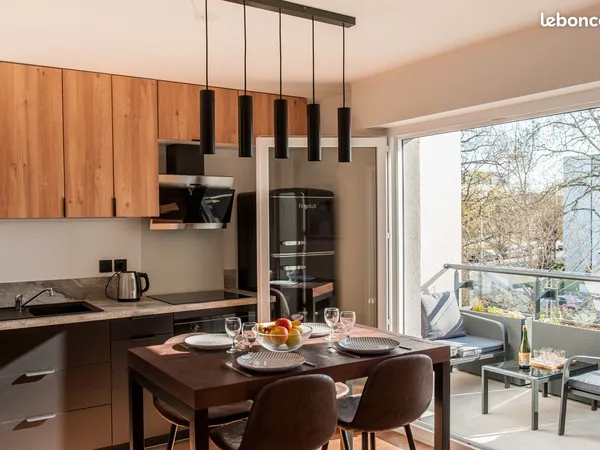 Appartement Meublé T3 avec garage sécurisé