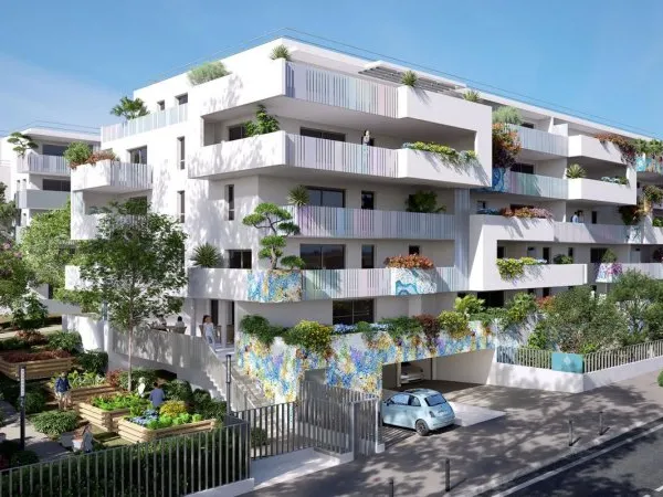 Vue Mer. Appartement T3, terrasse exposition Sud (La Corniche Sète)