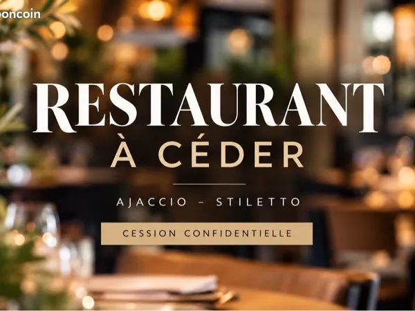 à céder. Restaurant clé en main - ajaccio - stiletto