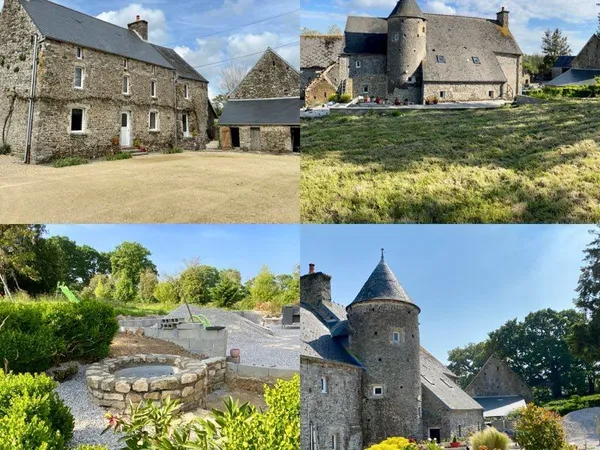 Manoir + gite et dépendances