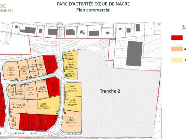 Terrain en individuel 2261 m²