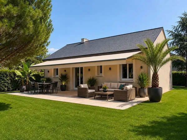 Maison de 100M2, 4 pièces, beaux volumes, jardin clos sud/ouest