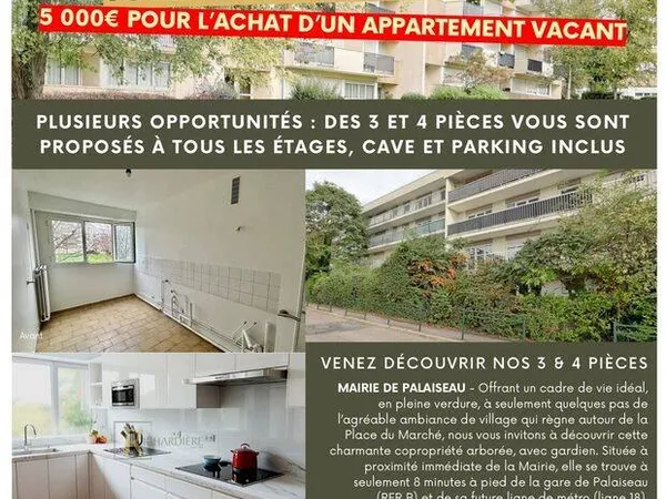 Appartement 4 pièces 74 m²