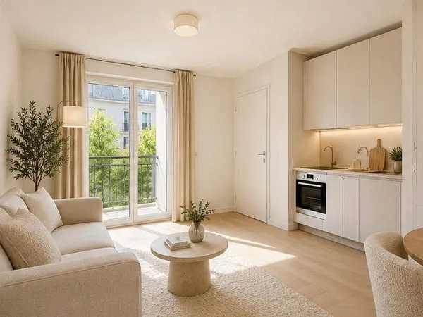 Studio 1 pièce 26 m²