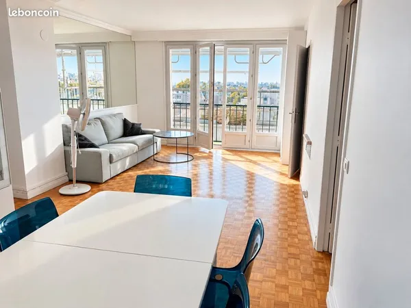 Sceaux - Rue Houdan - Appartement familial 5 pièces, 3 chambres, 2 balcons