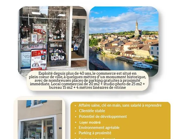 Vente de fond de commerce
