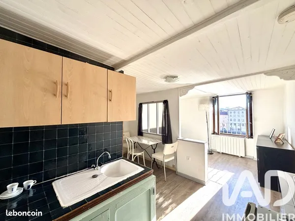 Studio 1 pièce 21 m²