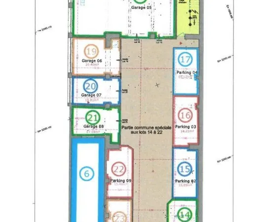 Parking 15 m²