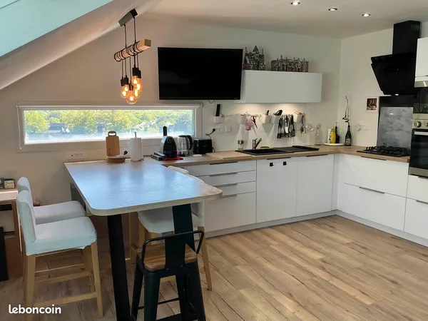 Appartement duplex 5 chambres 2 cuisines 2 sdb