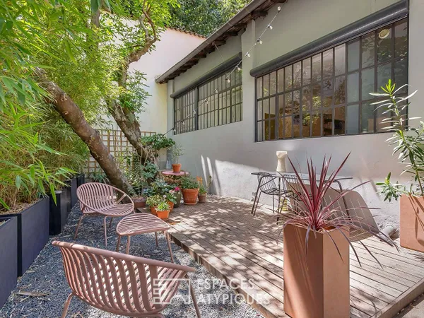 Loft avec terrasse proche de la place Saint Anne