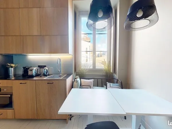 Beau T2 meublé 37m²