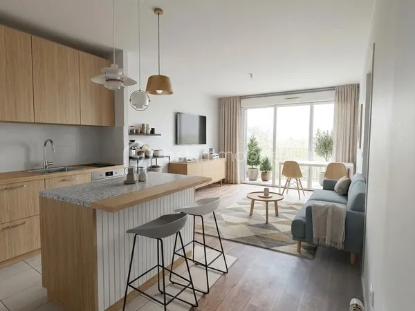 Appartement 2 pièces 49 m²