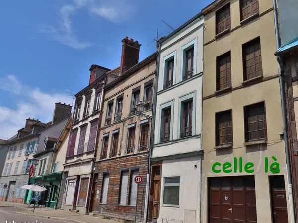 Maison de ville de 9 pièces avec garage et jardin et maison indépendante de 3 pièces