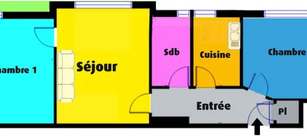 3 pièces Lumineux