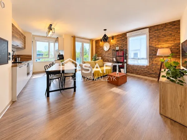LYON 9 - VAISE | T4 83 m² - 3 chambres - Balcon - Résidence récente