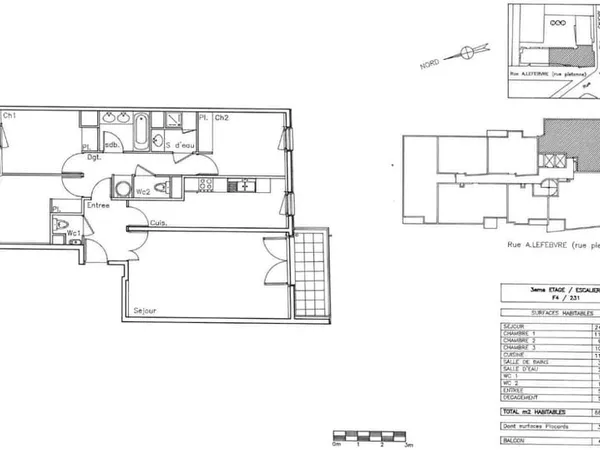 Appartement 4 pièces 86 m²