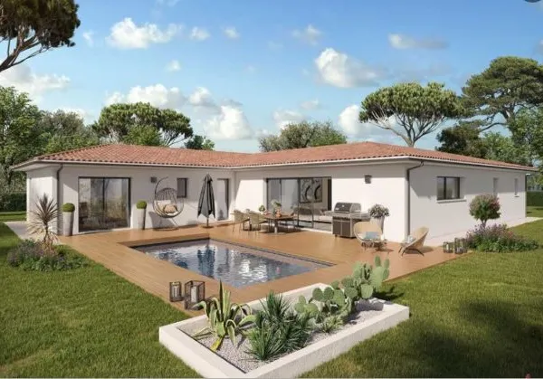 Maison contemporaine de 115 m² de plain pied ...