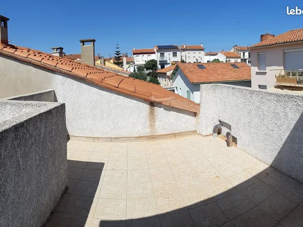 Studio 20m² avec terrasse 14m² et balcon