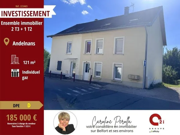 Appartement 3 pièces 44 m²