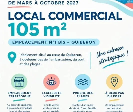 Local commercial 105 m²