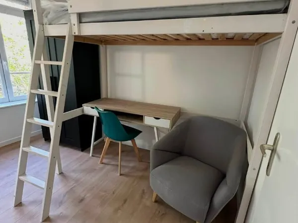 Studio meublé rénové en 2025 à Lille Wazemmes, idéal étudiant