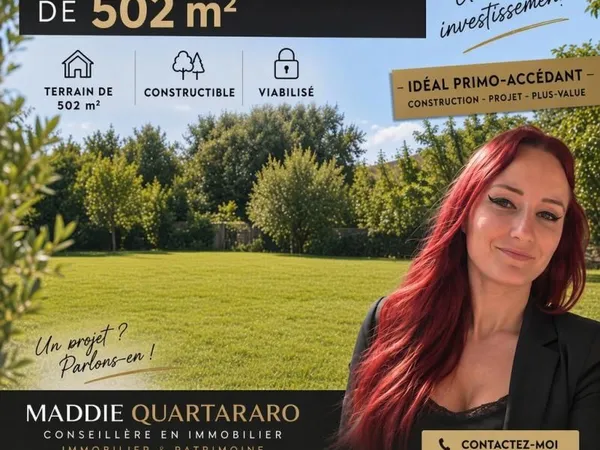Terrain 502 m² Gonfaron