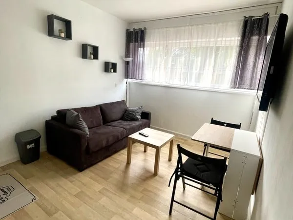 Studio meublé 22 m² avec parking - tourcoing / mouvaux
