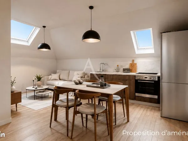Appartement 3 pièces 52 m²