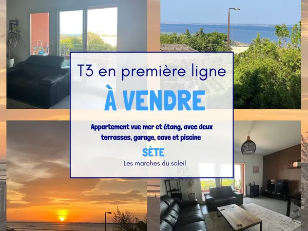 Magnifique appartement T3 les marches du soleil