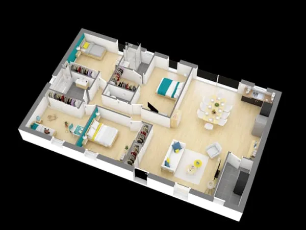 Maison neuve 5 pièces 110 m²