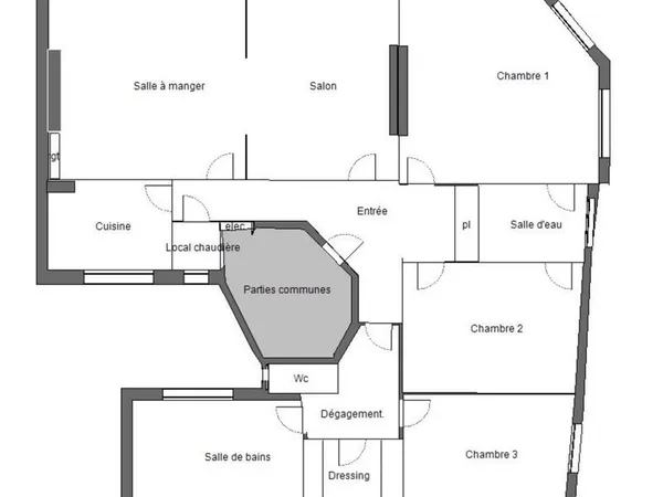 Appartement 5 pièces 155 m²