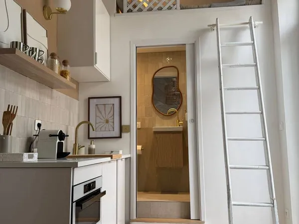 Studio 2 pièces 15 m²