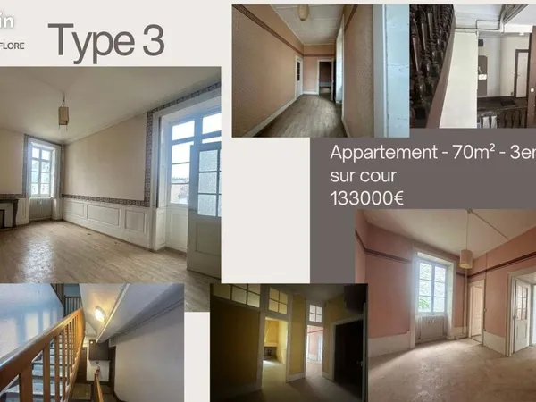 Appartement 3 pièces 70 m²