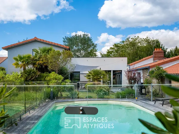 Maison contemporaine avec charme ancien aux portes de Nantes