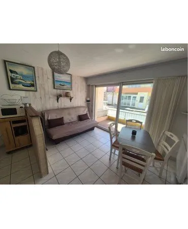À vendre - Studio cabine avec terrasse à Merlimont-Plage