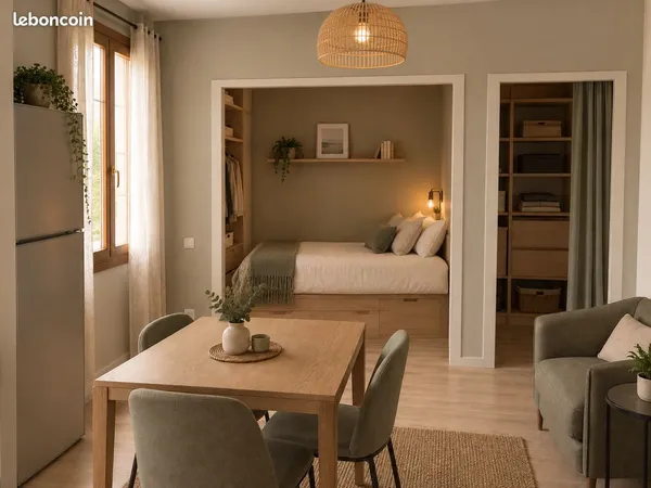 Studio 1 pièce 22 m²