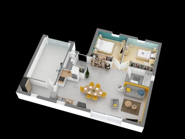 Maison neuve 3 pièces 74 m²
