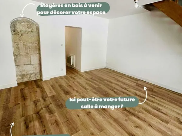 Maison de centre ville - 56m²