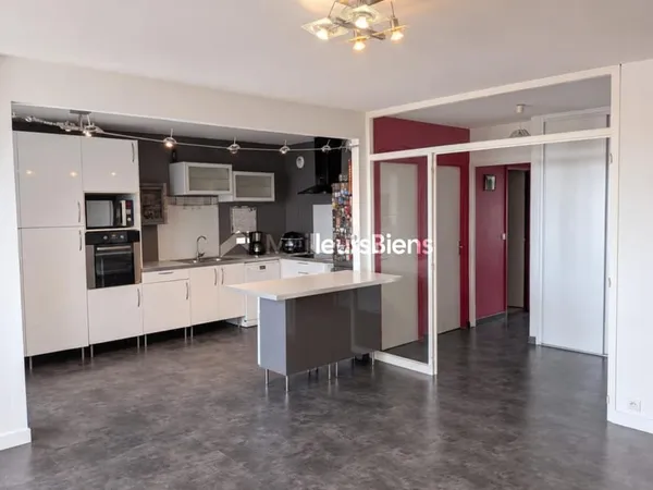 Appartement 69.69 m² hab, 2 chambres et terrasse