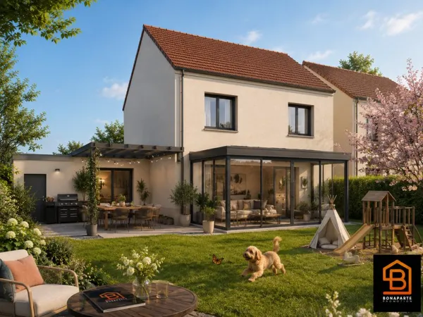 MAISON 6 PIÈCES NEUVE  JARDIN  5 CHAMBRES  LOUVRES