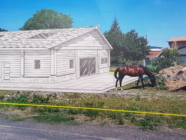 Terrain constructible de 667 m2 plat 11340 viabilisé (eau électricité tout a l'égout)
